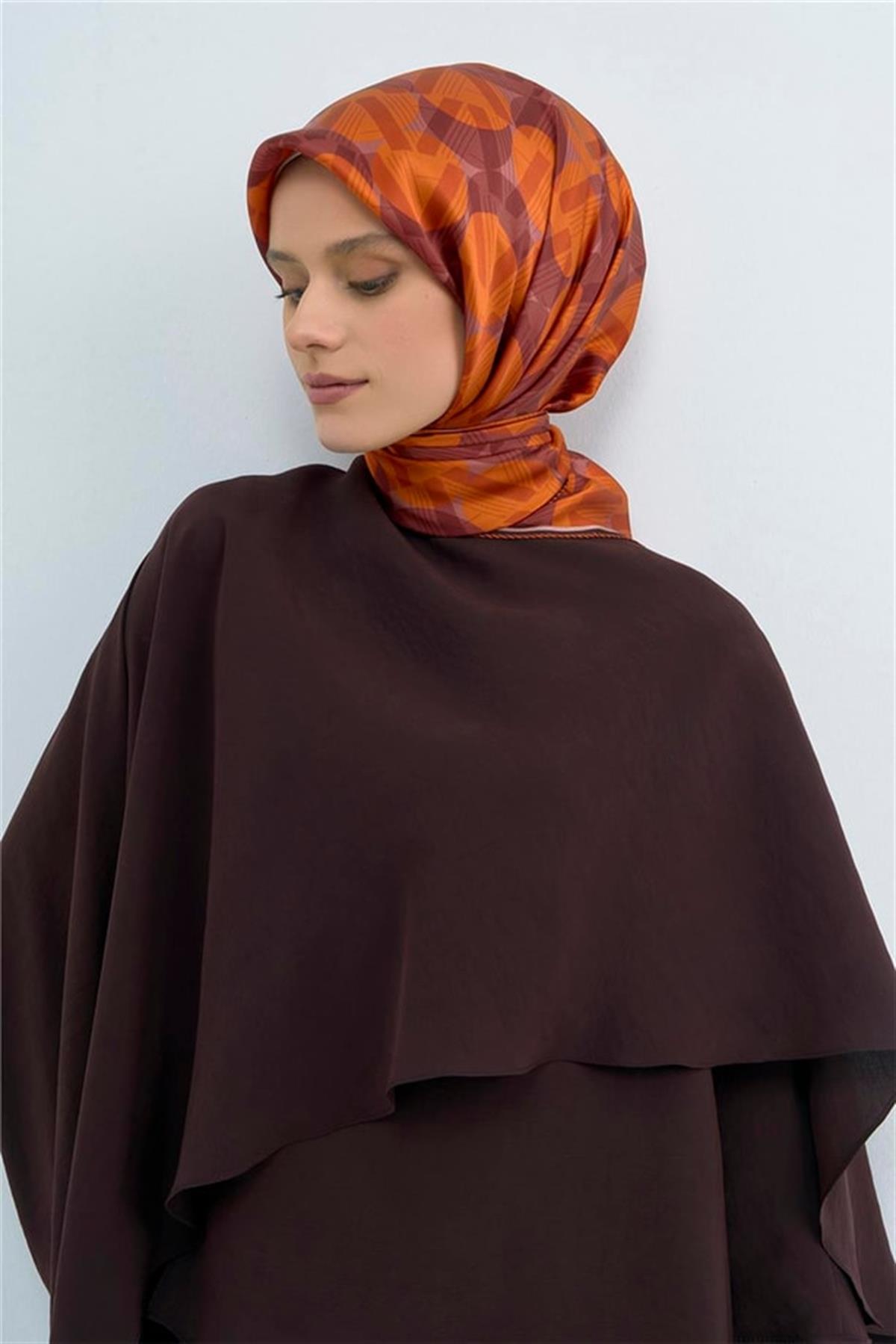 Armine Saten İpek Eşarp 9541D E26YA9541D01-36