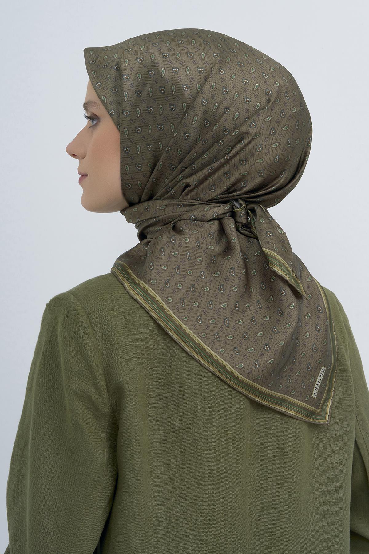 Armine Saten İpek Eşarp 9548D E26YA9548D01-85