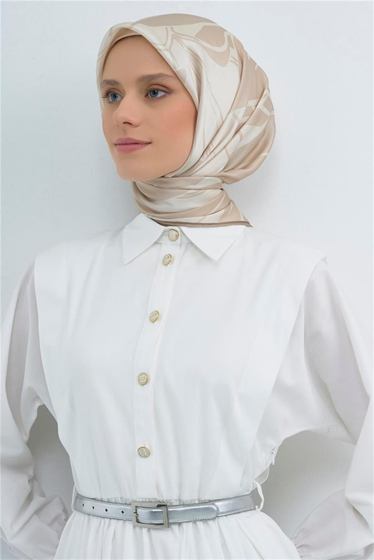 Armine Saten İpek Eşarp 9553D E26YA9553D01-33