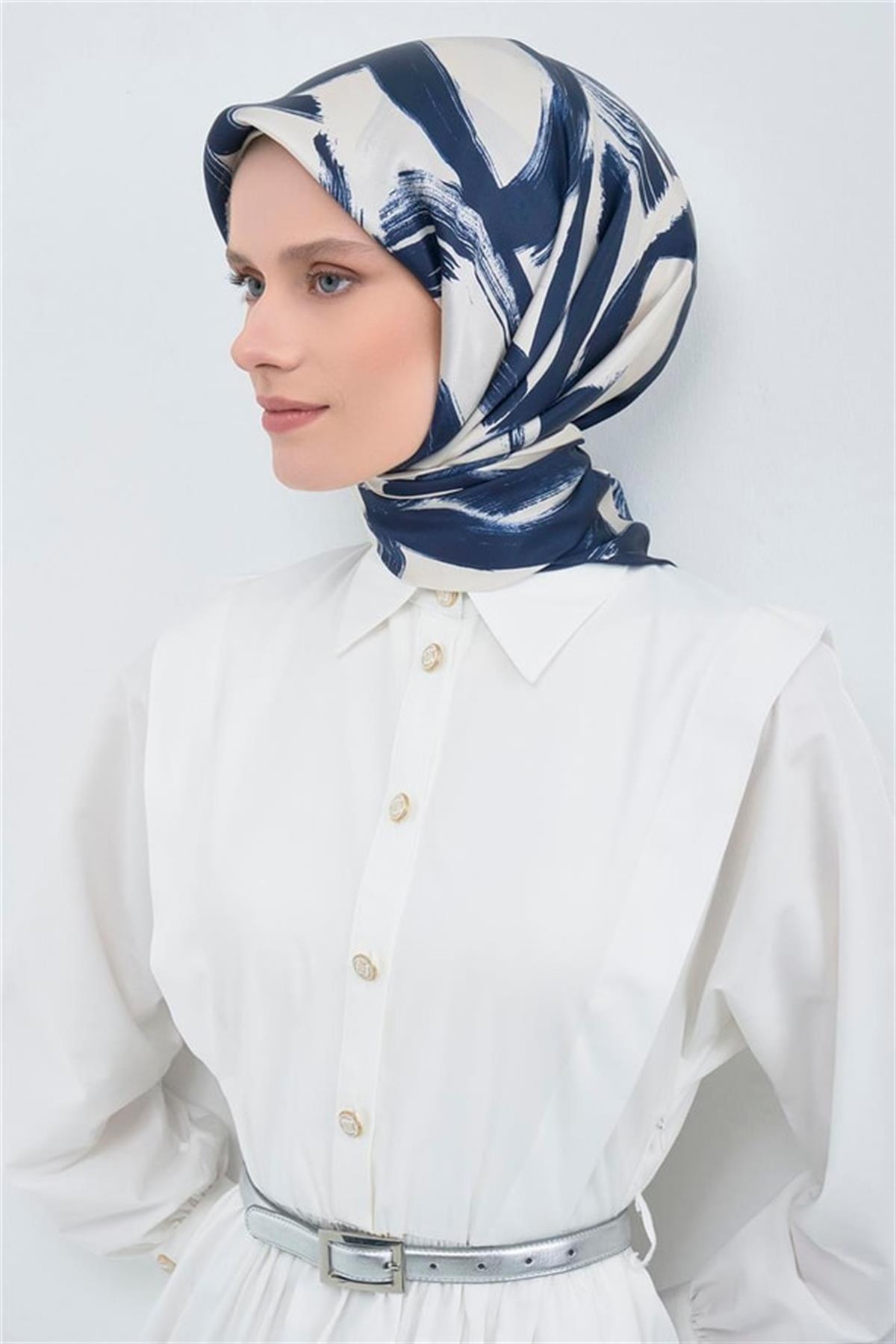 Armine Saten İpek Eşarp 9553D E26YA9553D01-02