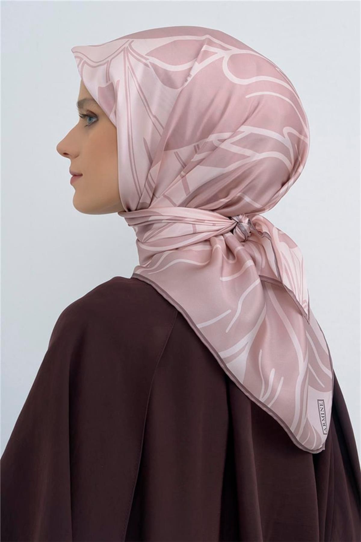 Armine Saten İpek Eşarp 9553D E26YA9553D01-31