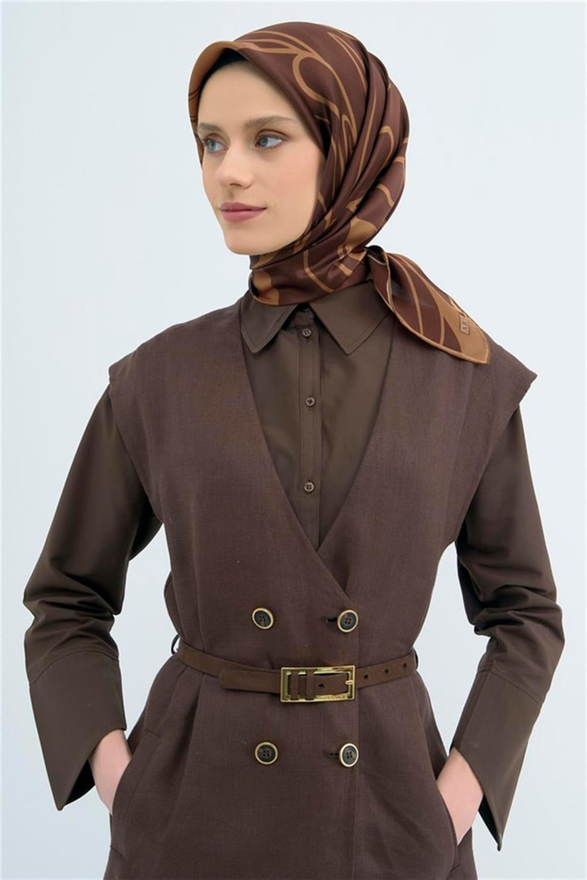 Armine Saten İpek Eşarp 9553D E26YA9553D01-03