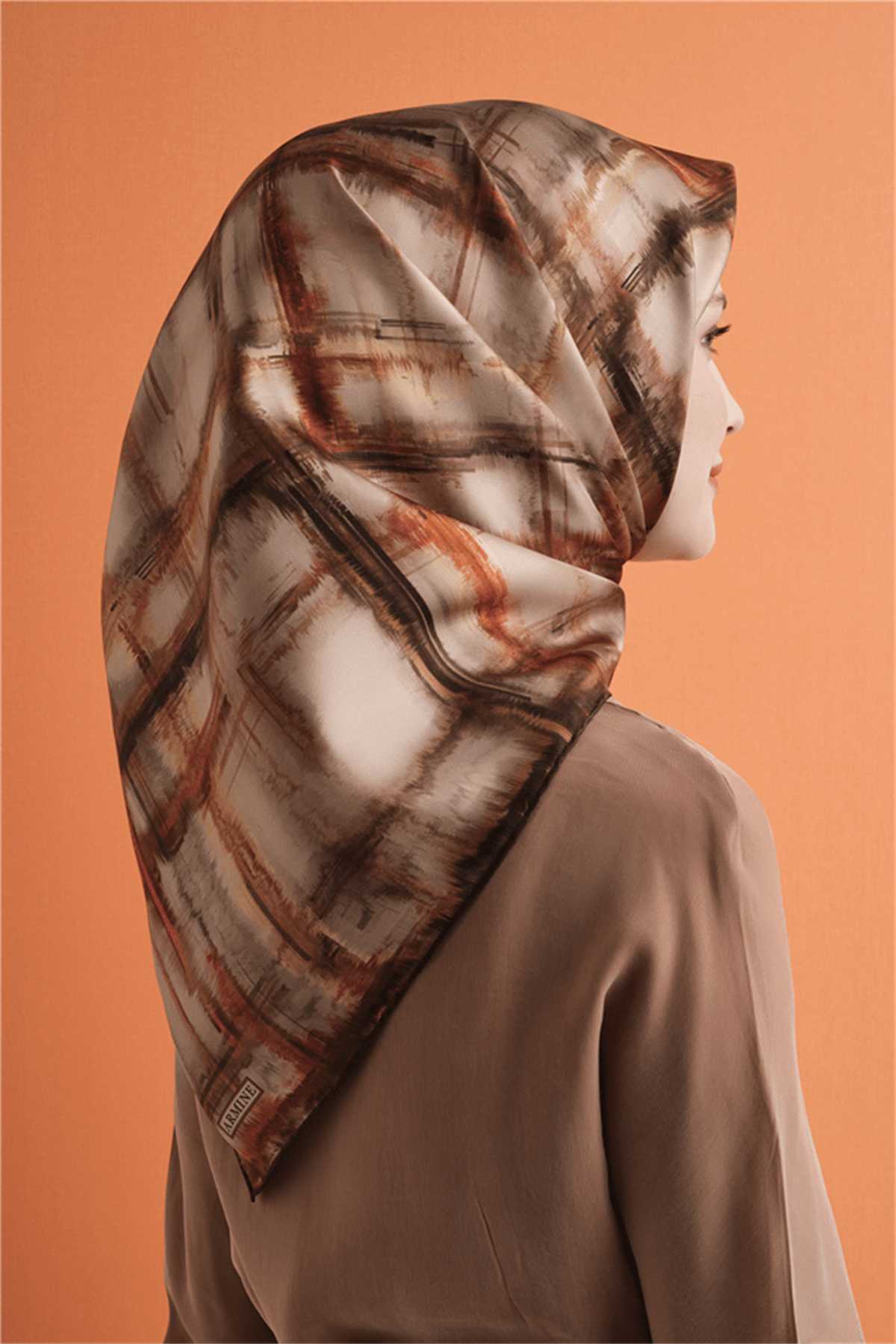 Armine Saten İpek Eşarp 9602D-37
