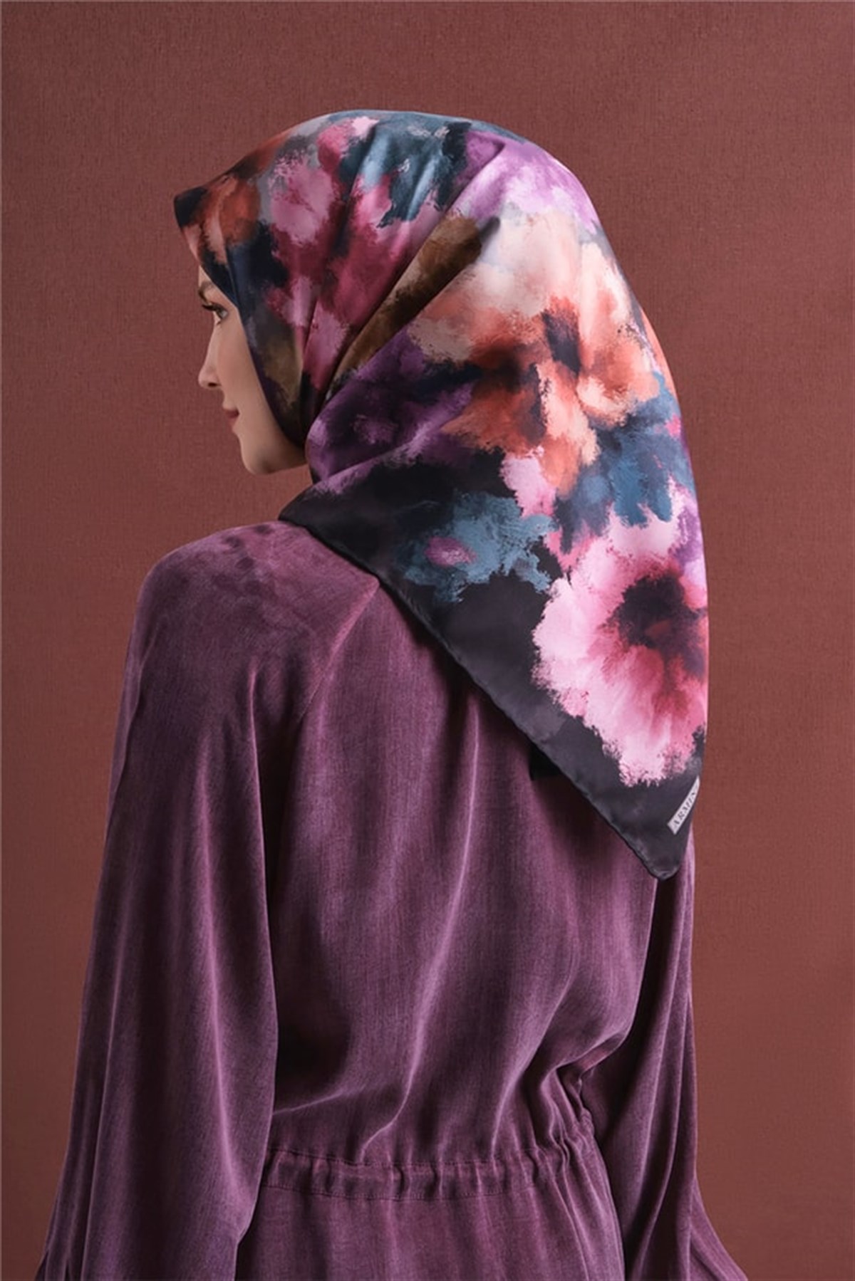 Armine Saten İpek Eşarp 9613D-03