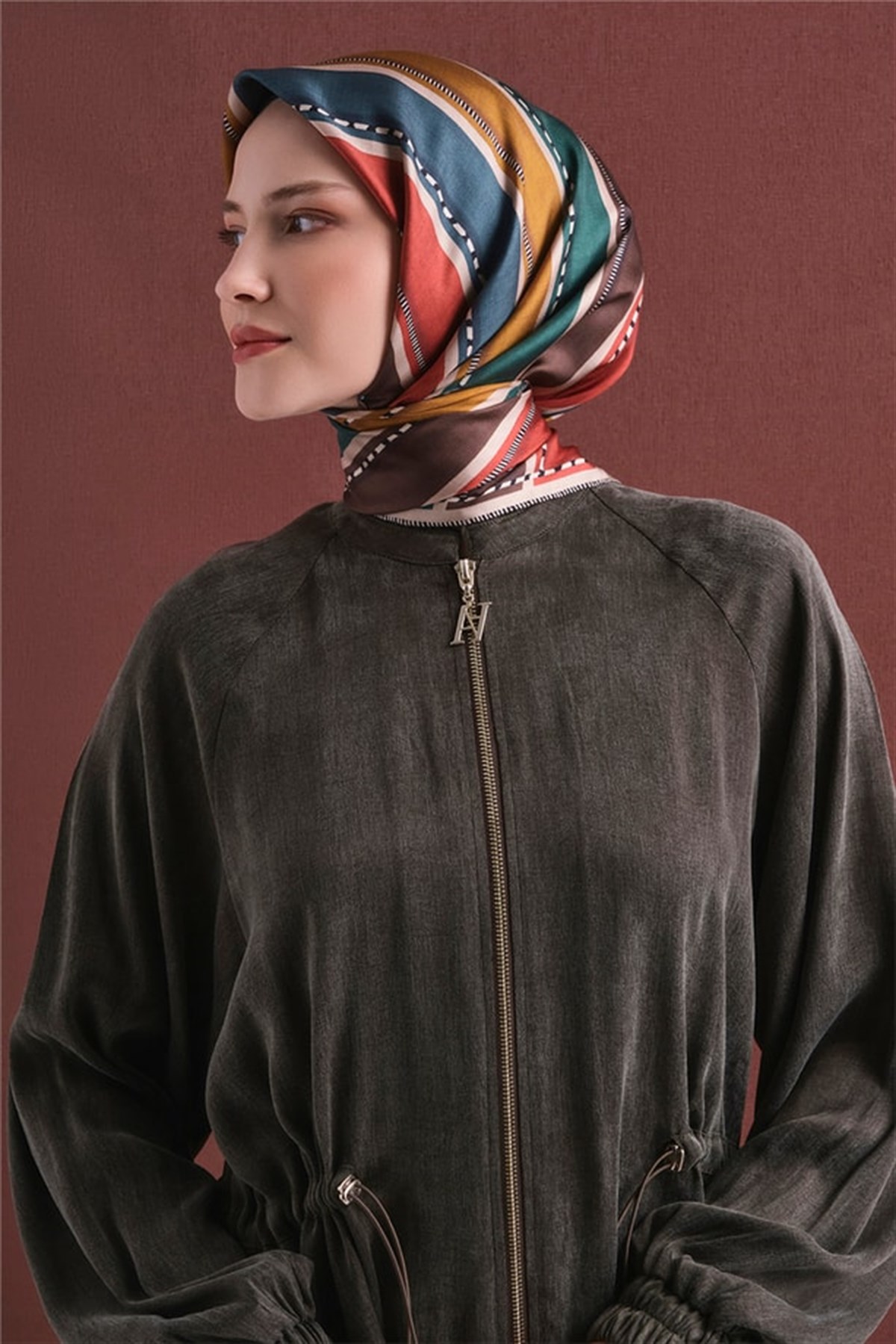 Armine Saten İpek Eşarp 9621D-82