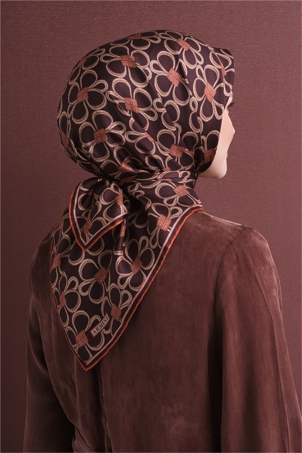 Armine Saten İpek Eşarp 9638D-52