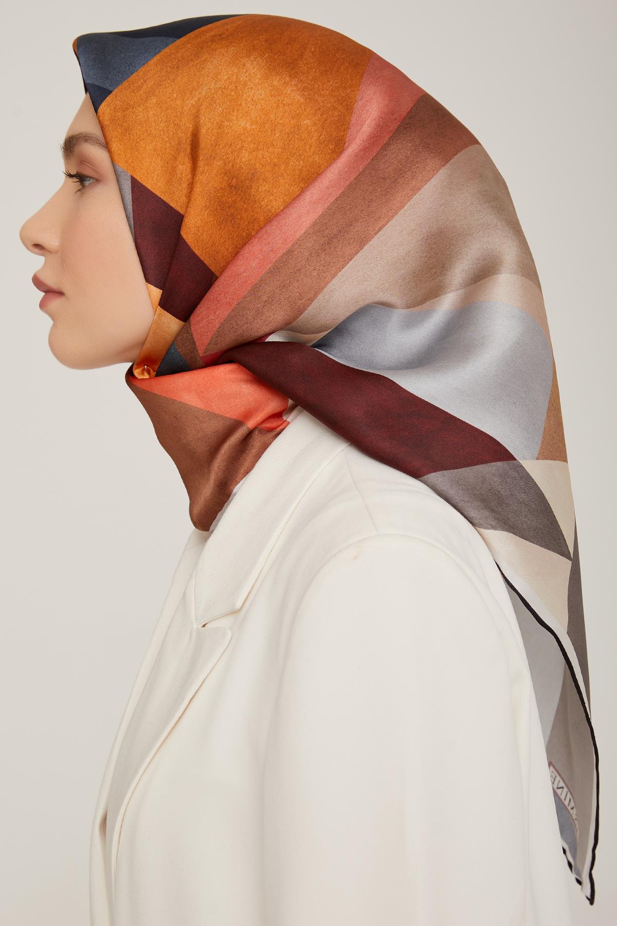 Armine Tivil İpek Eşarp 8807D-05