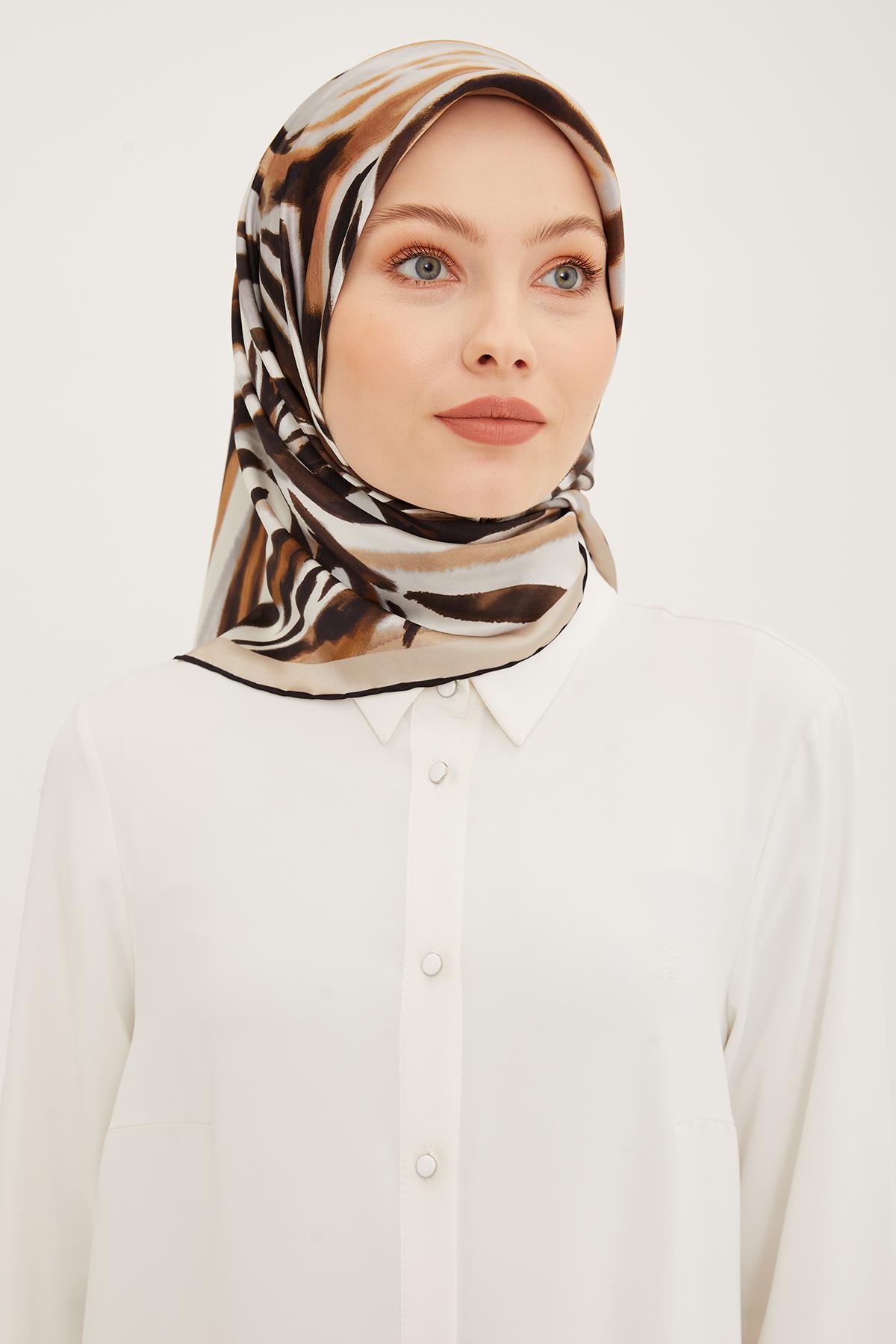 Armine Tivil İpek Eşarp 8929D E23YA8929D02-02