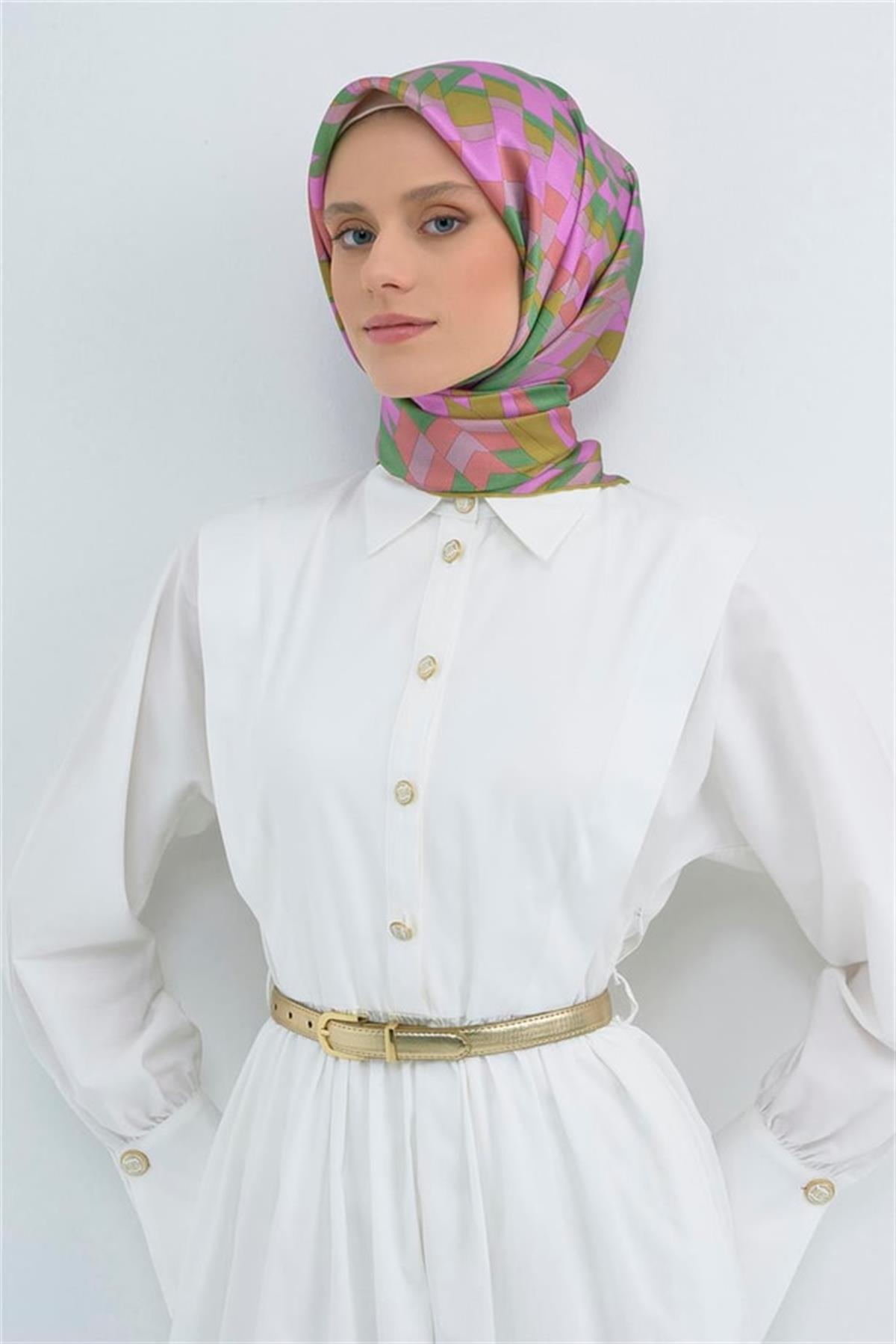 Armine Tivil İpek Eşarp 9507D E26YA9507D02-54