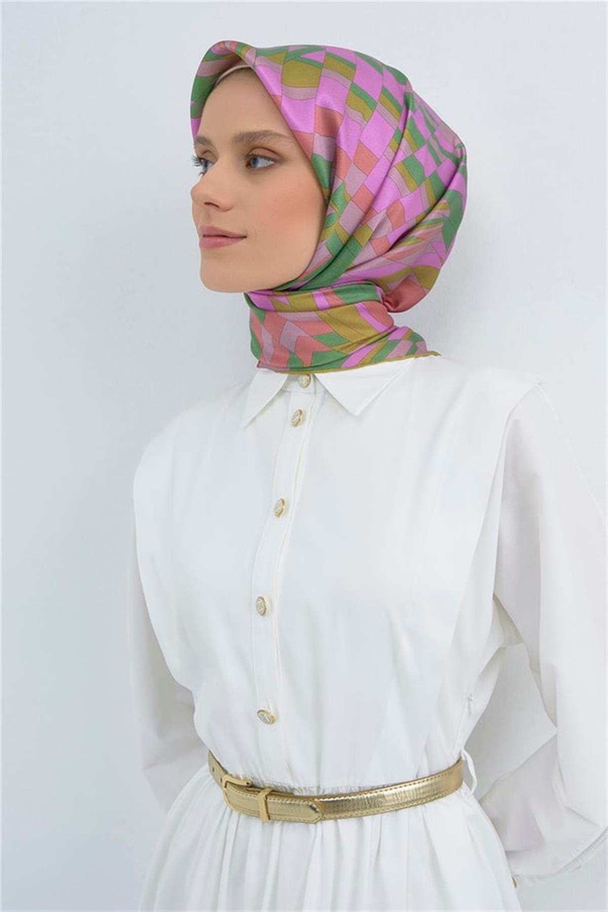 Armine Tivil İpek Eşarp 9507D E26YA9507D02-54