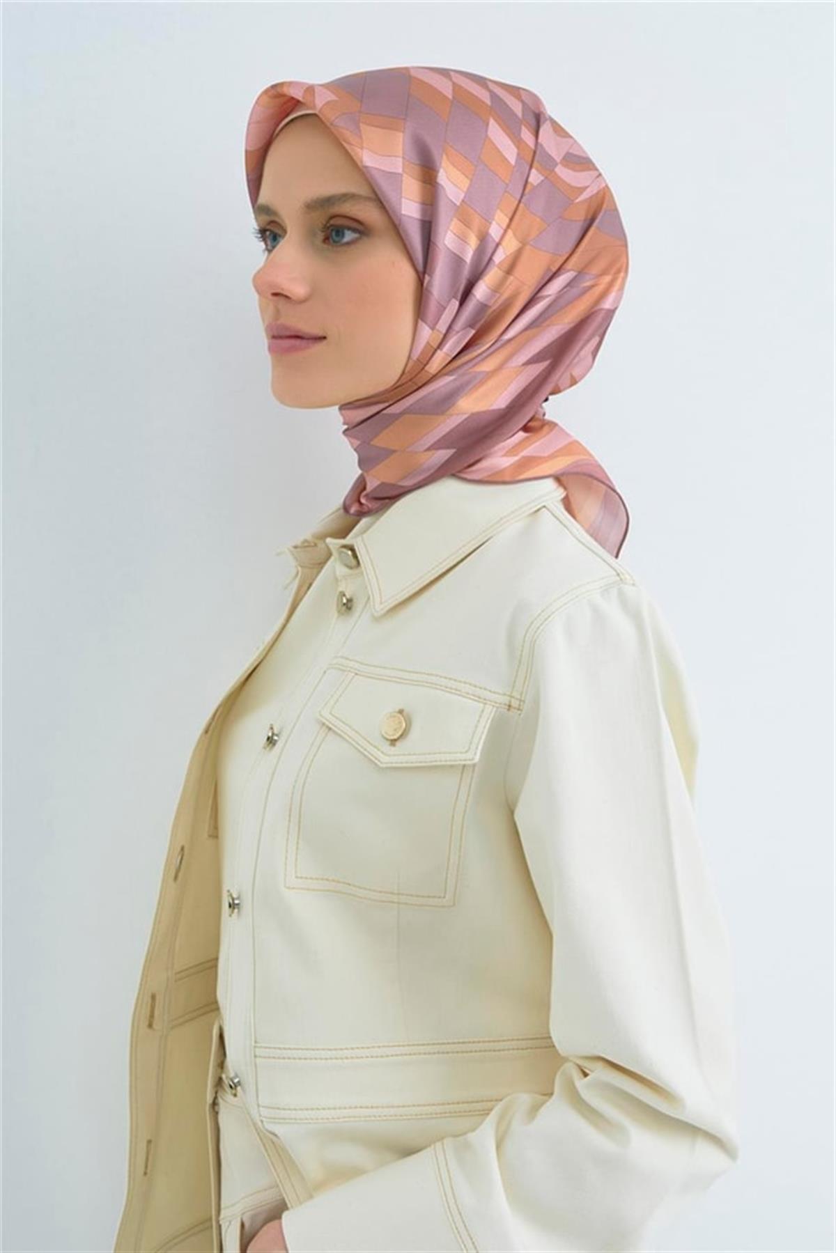 Armine Tivil İpek Eşarp 9507D E26YA9507D02-01