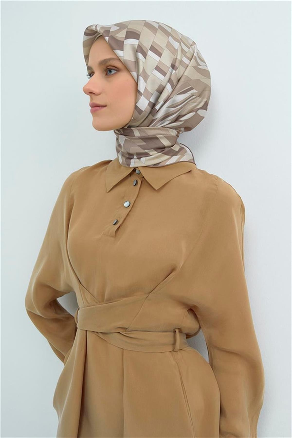 Armine Tivil İpek Eşarp 9507D E26YA9507D02-03