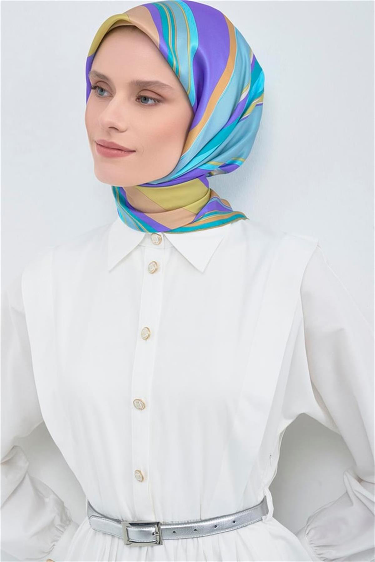 Armine Tivil İpek Eşarp 9514D E26YA9514D02-09