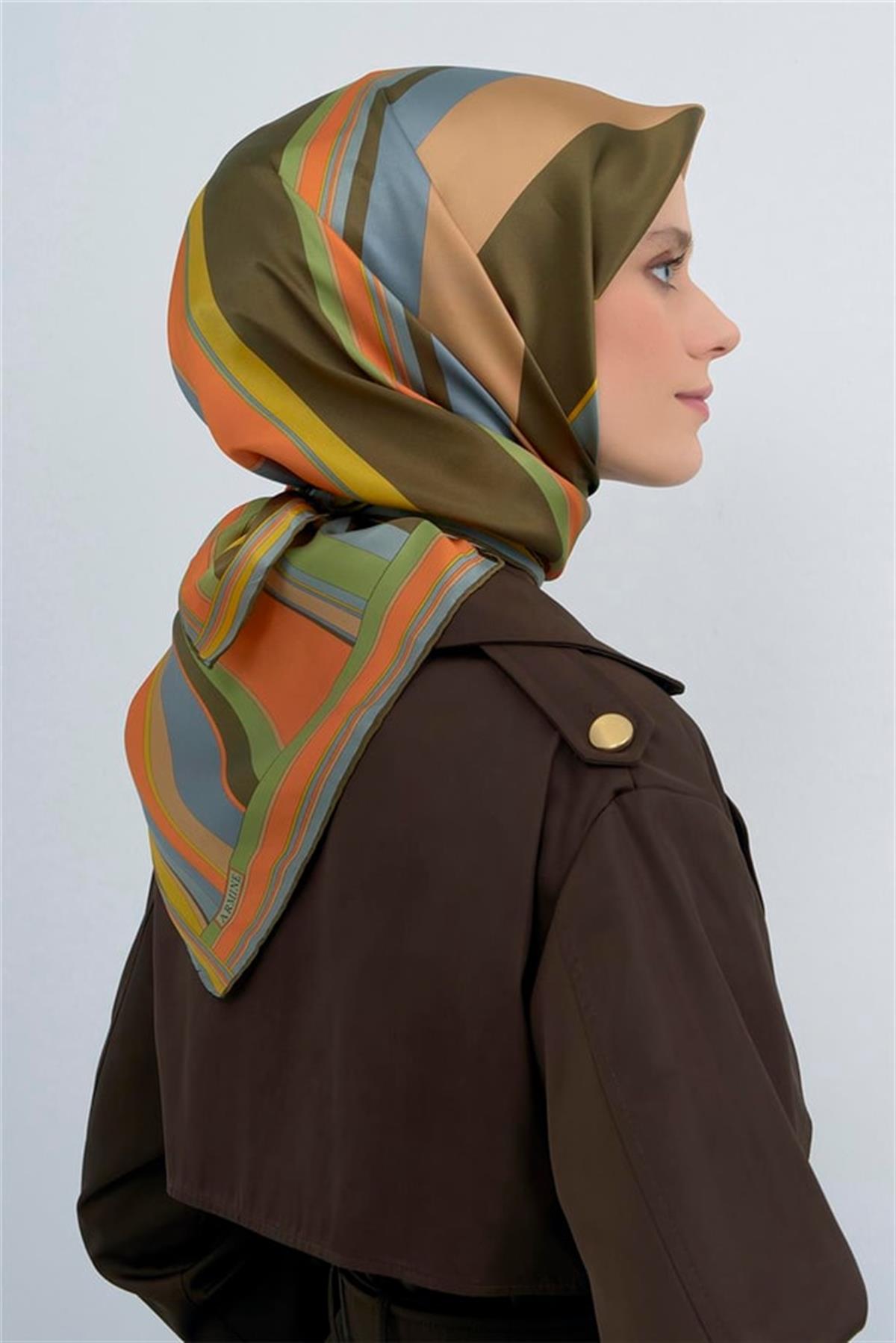 Armine Tivil İpek Eşarp 9514D E26YA9514D02-53