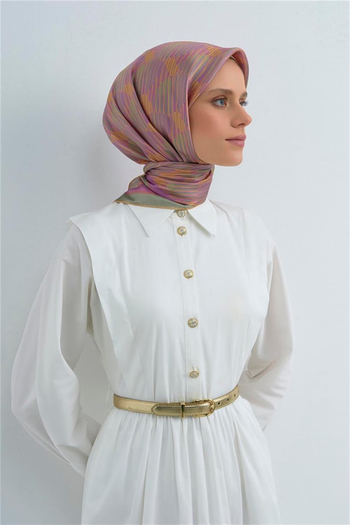 Armine Tivil İpek Eşarp 9533D E26YA9533D02-03