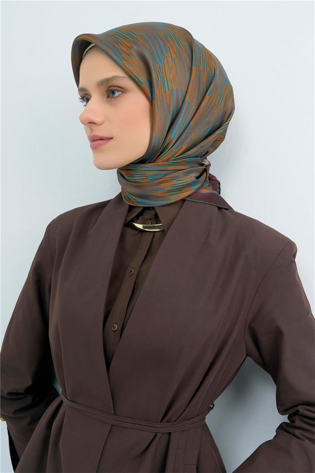 Armine Tivil İpek Eşarp 9533D E26YA9533D02-54