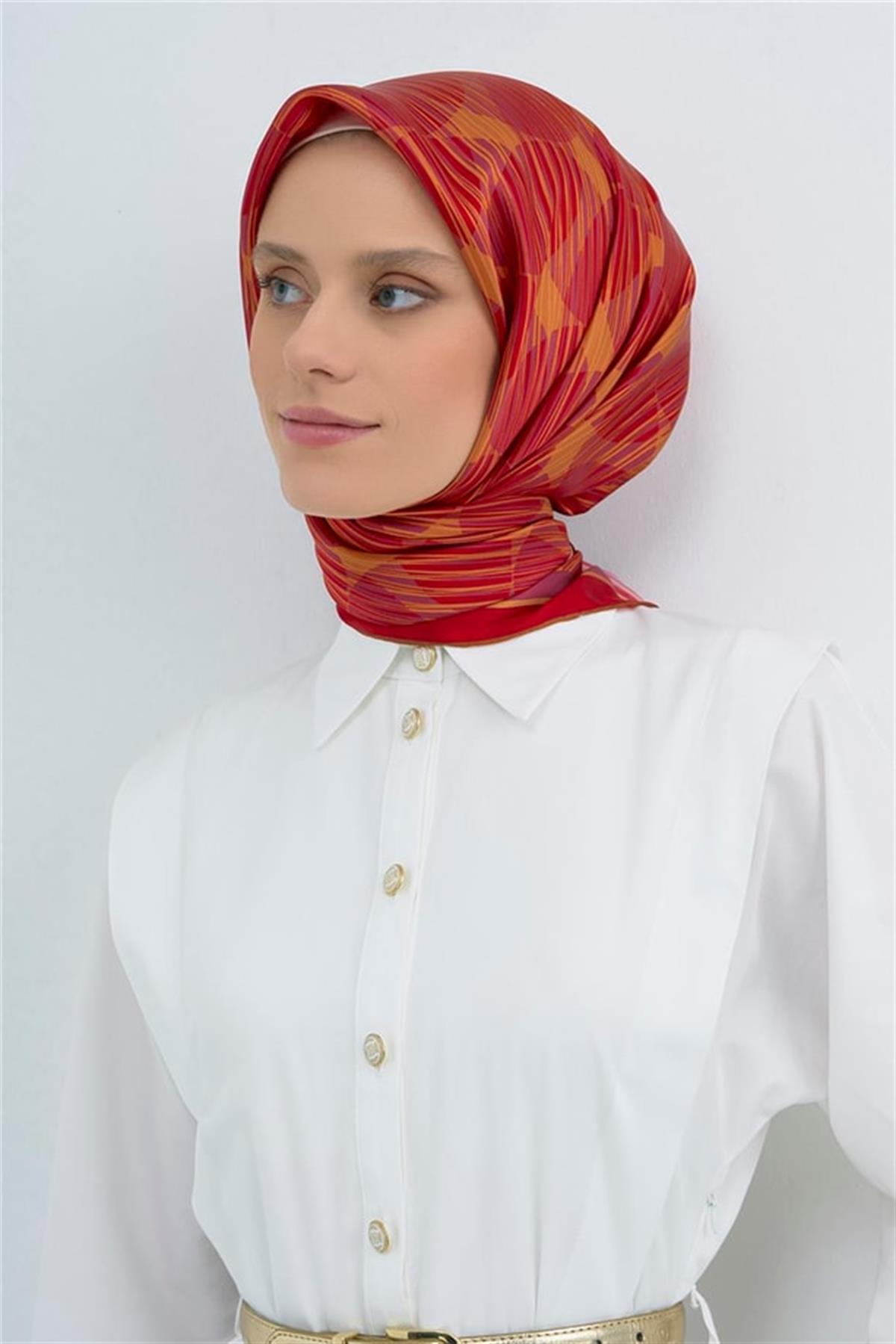 Armine Tivil İpek Eşarp 9533D E26YA9533D02-53