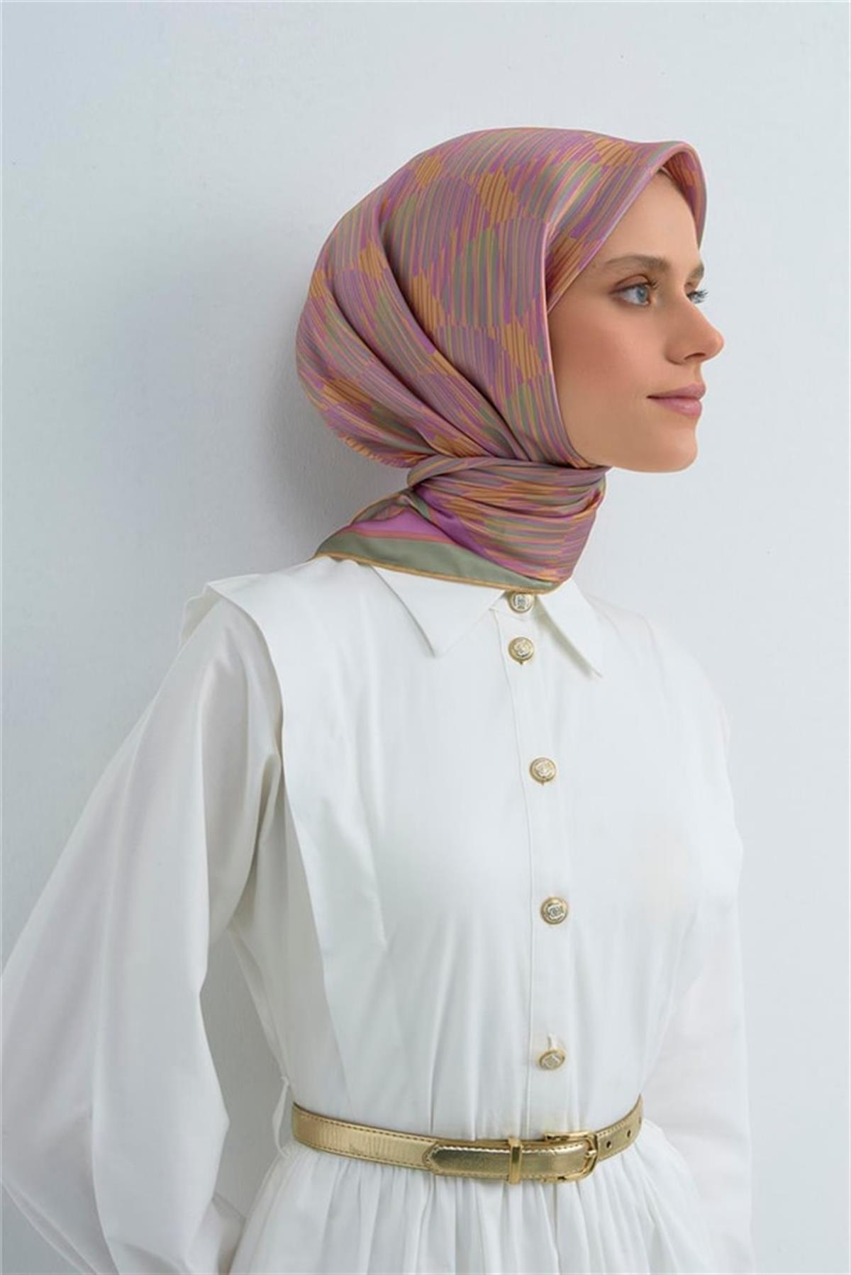 Armine Tivil İpek Eşarp 9533D E26YA9533D02-03