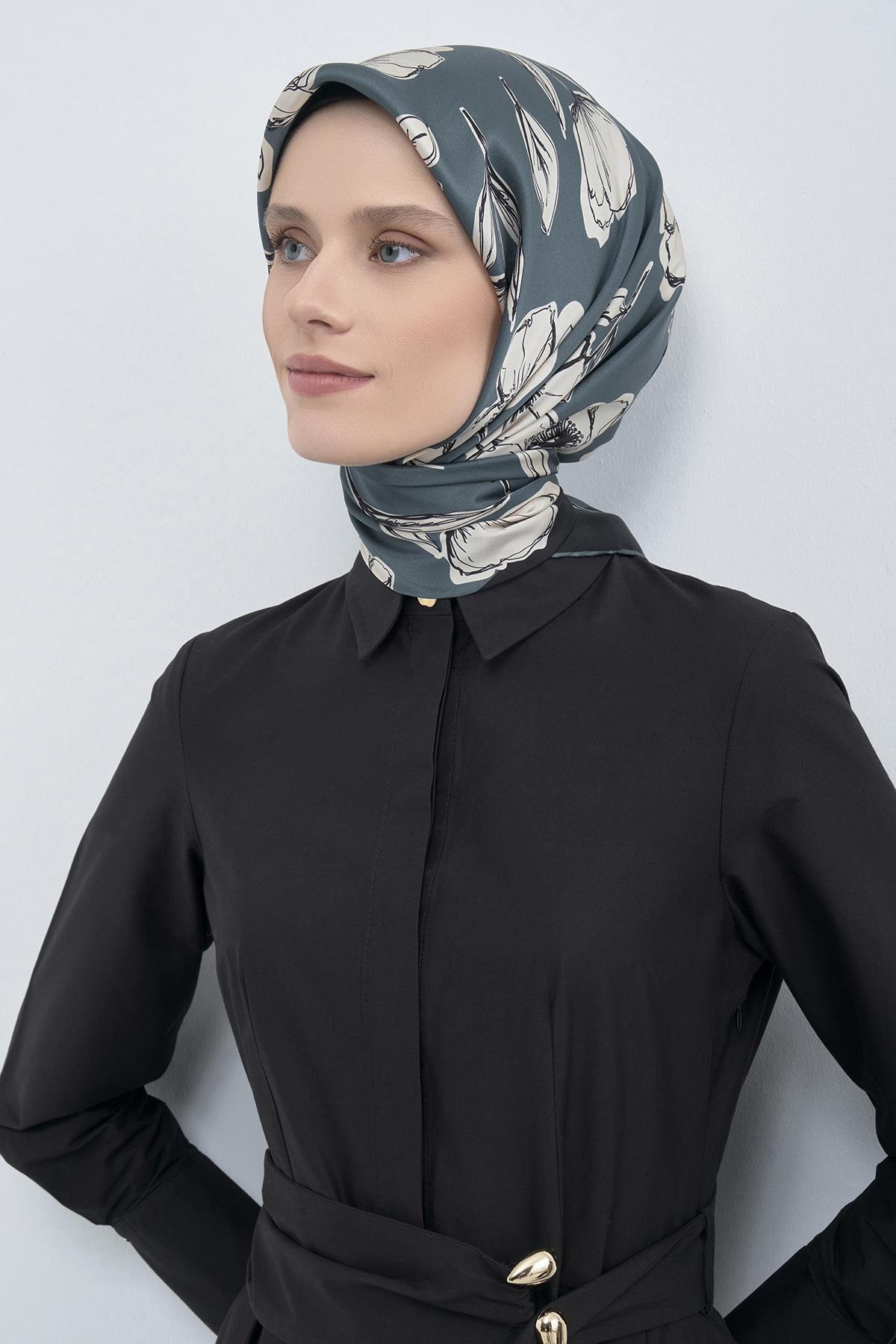 Armine Tivil İpek Eşarp 9536D E26YA9536D02-42