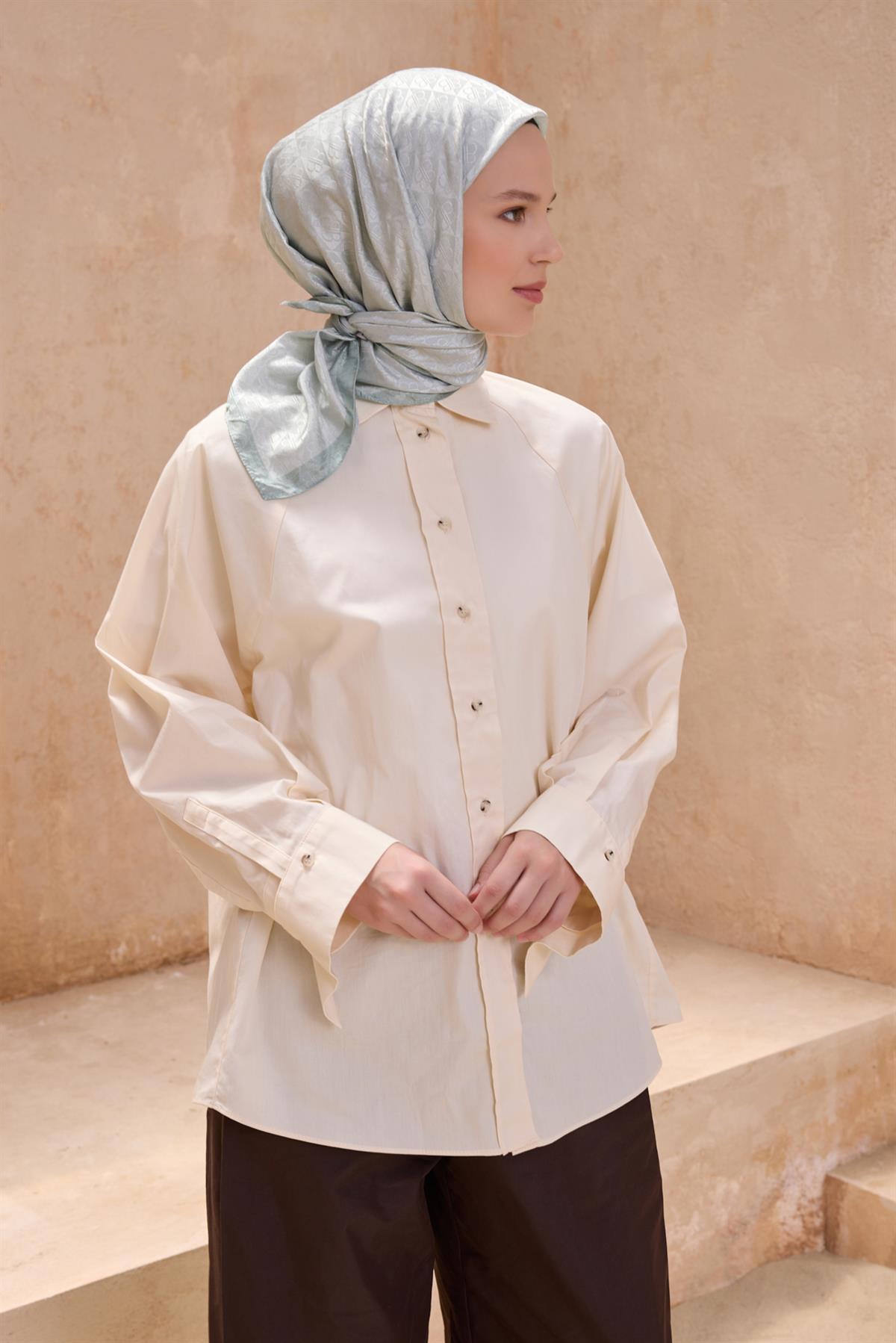 Belli Fresh Jakarlı Monogram Eşarp S00OA0444451-06