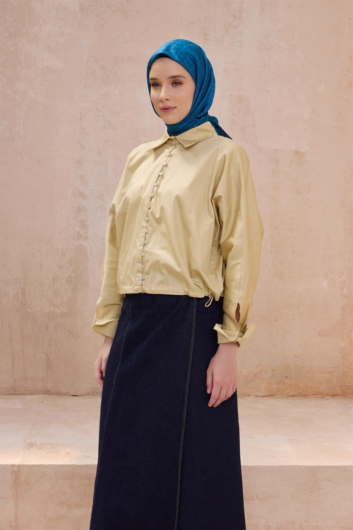 Belli Fresh Jakarlı Monogram Eşarp S00OA0444451-10