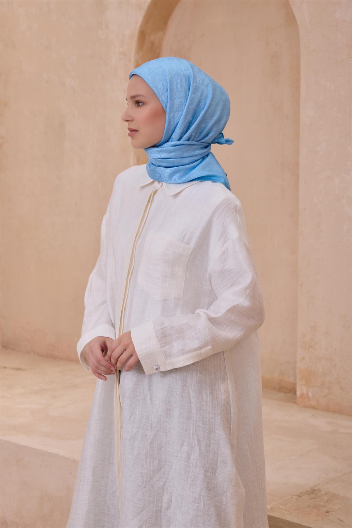 Belli Fresh Jakarlı Monogram Eşarp S00OA0444451-37