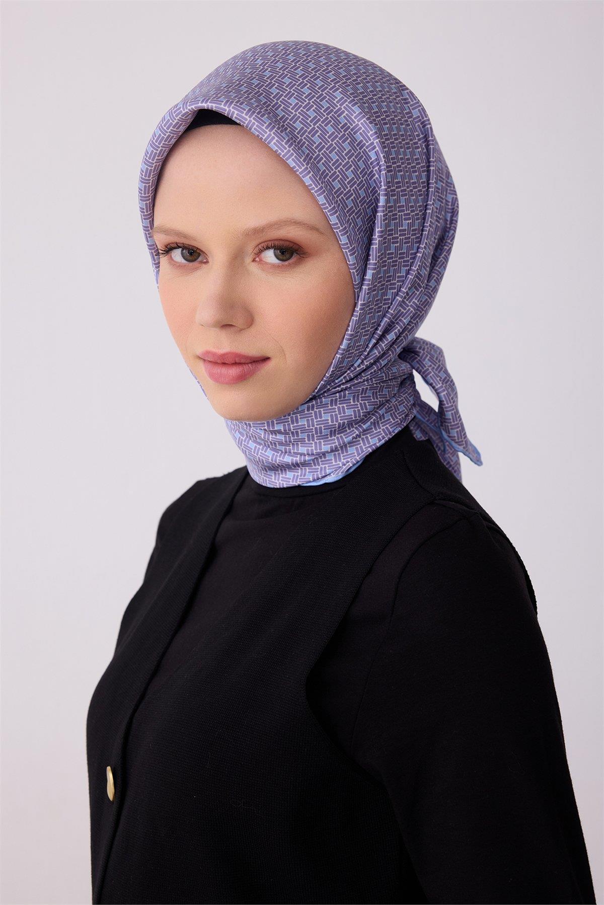 Belli Klasik Desen Tivil İpek Eşarp 4317 E26YA4317D01-36