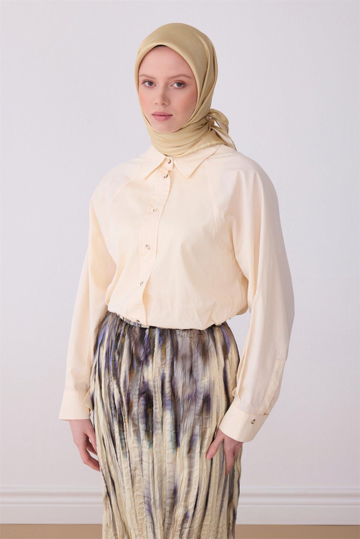 Belli Klasik Desen Tivil İpek Eşarp 4305D E26YA4305D01-04