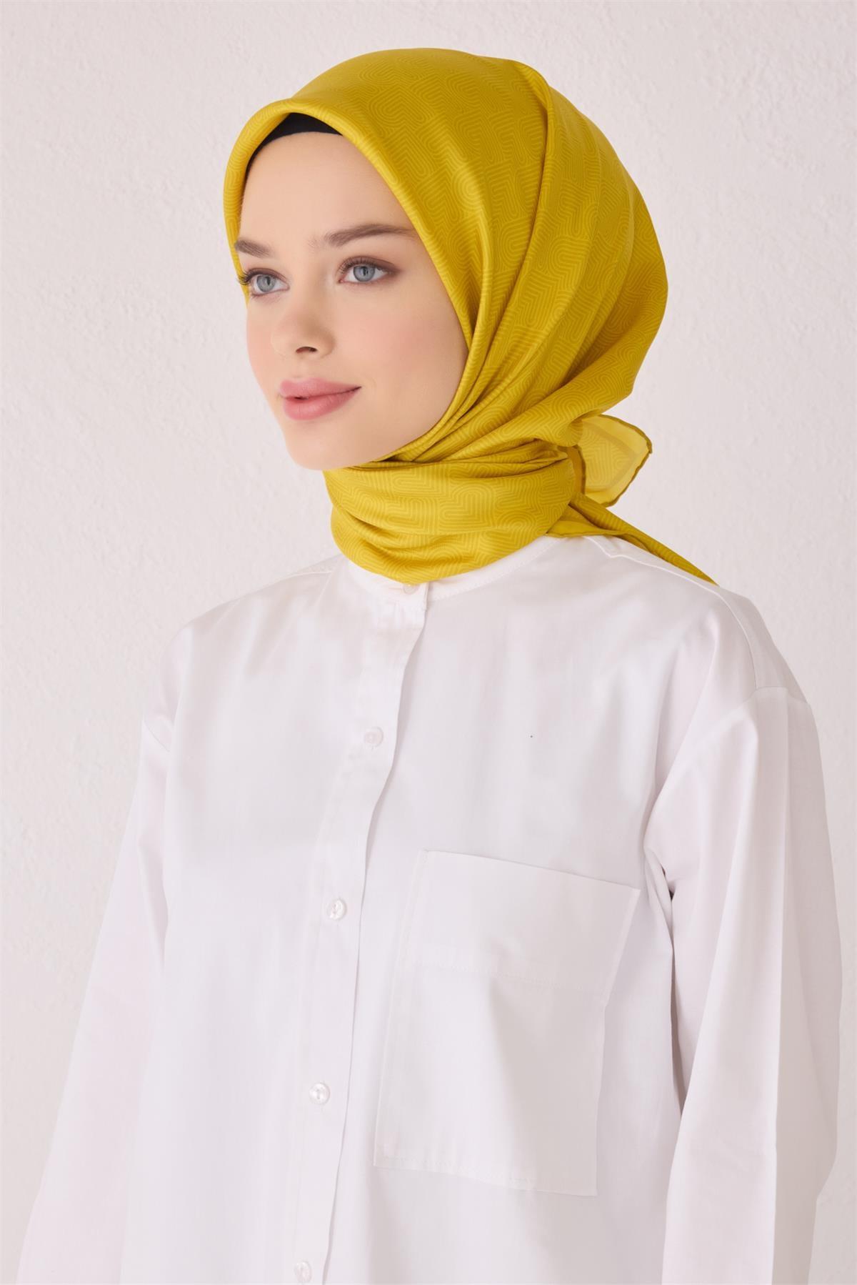 Belli Saten İpek Eşarp 4055D E24YA4055D01-84