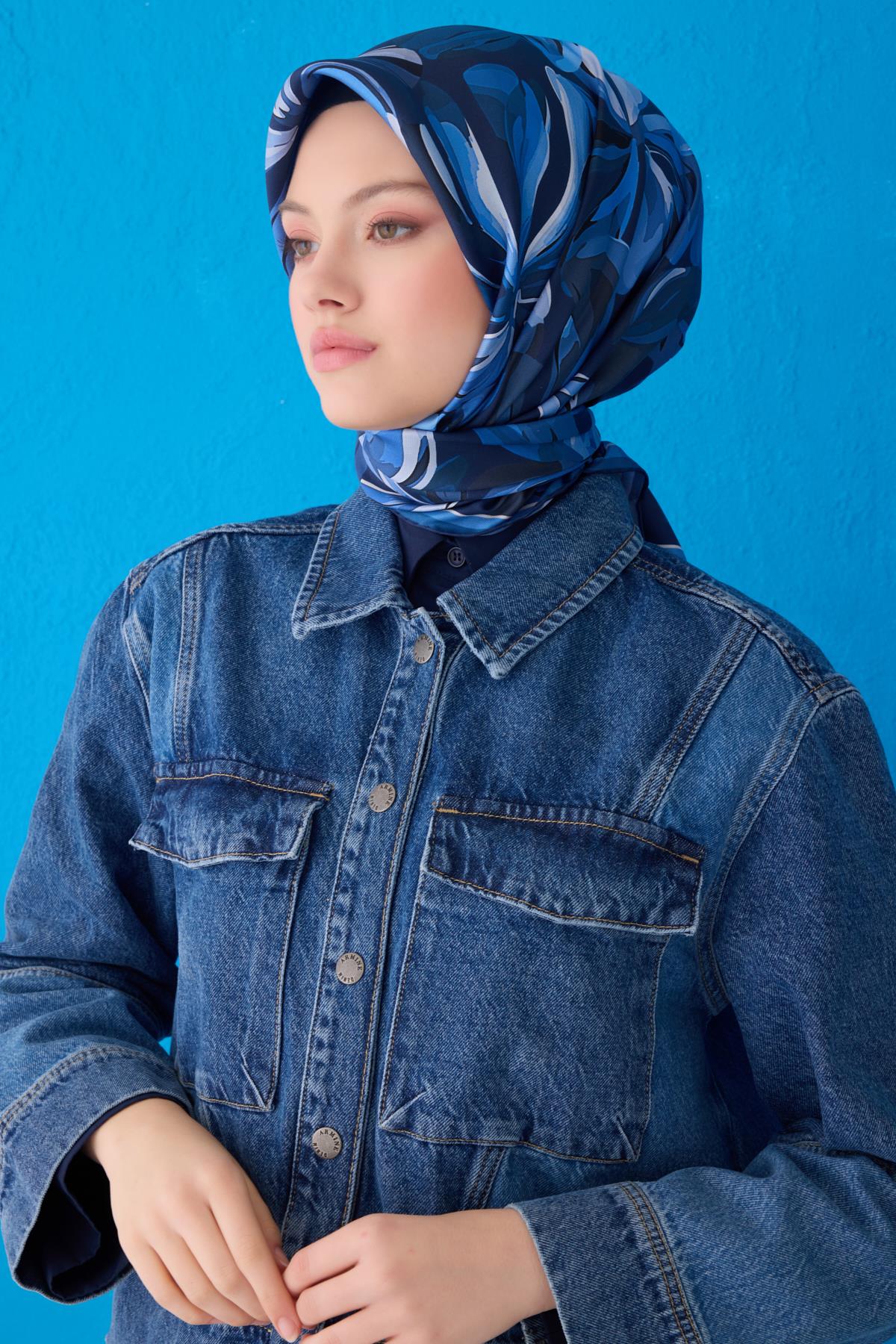 Belli Saten İpek Eşarp E25YA4107D02-86