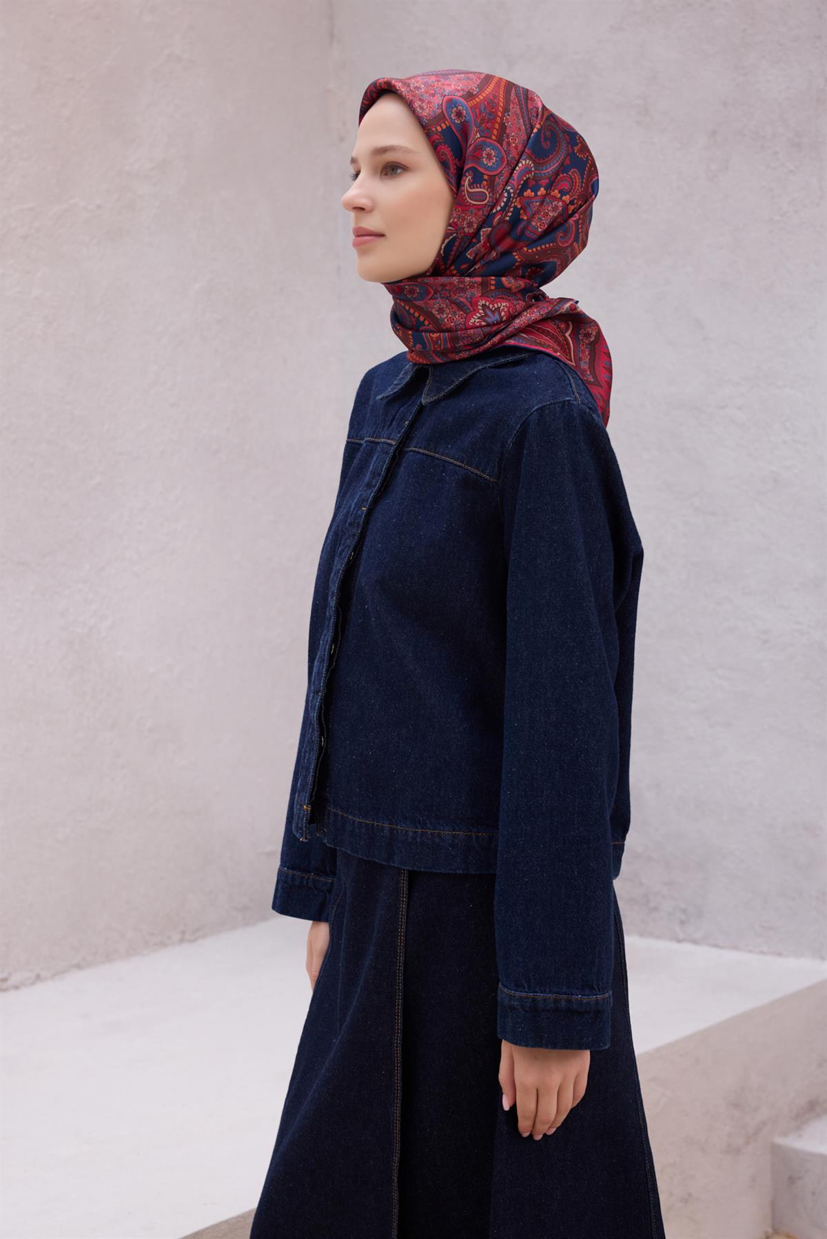 Belli Tivil İpek Eşarp 4202D-80