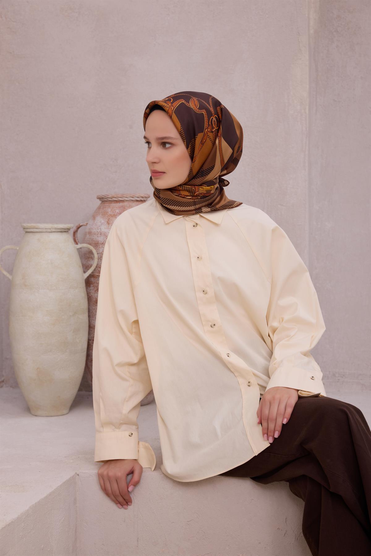 Belli Tivil İpek  Eşarp 4206D-02