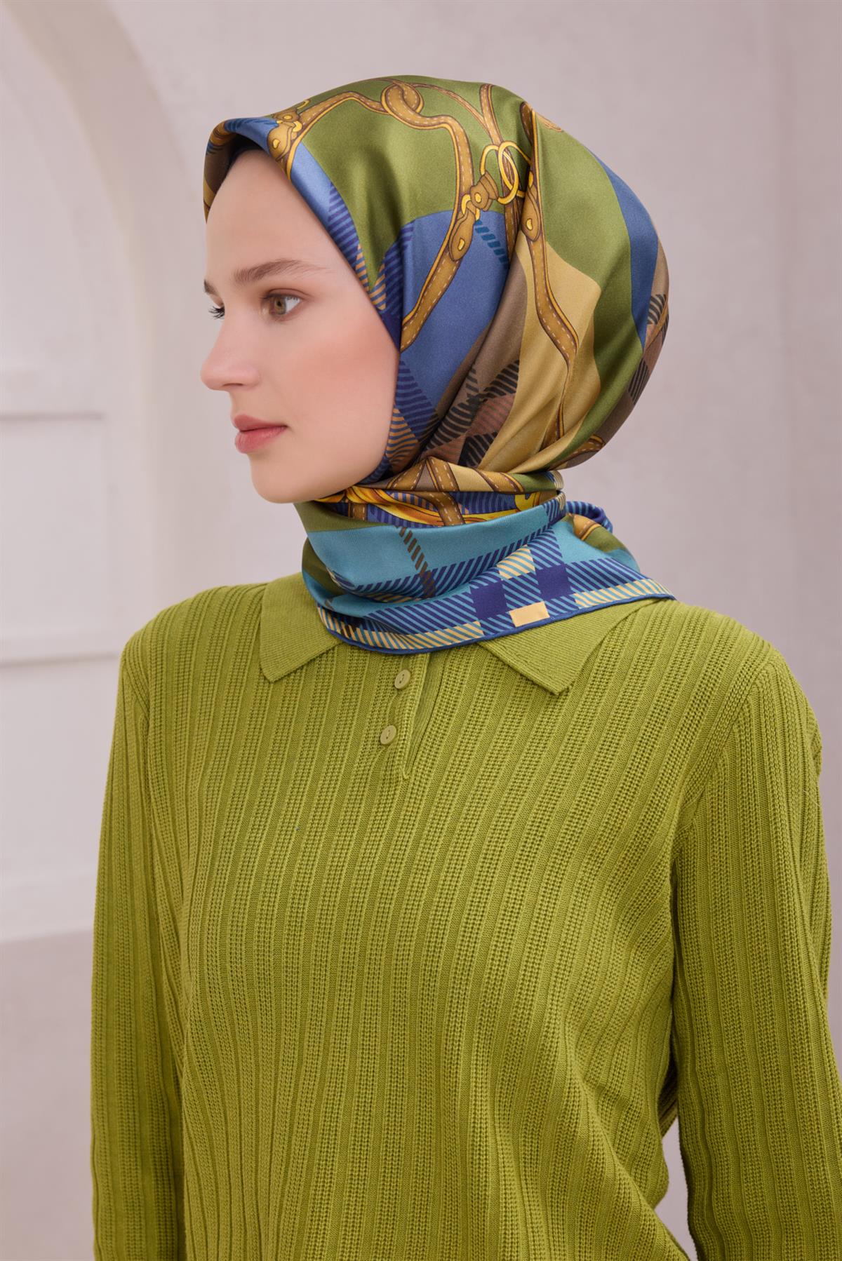 Belli Tivil İpek  Eşarp 4206D-52