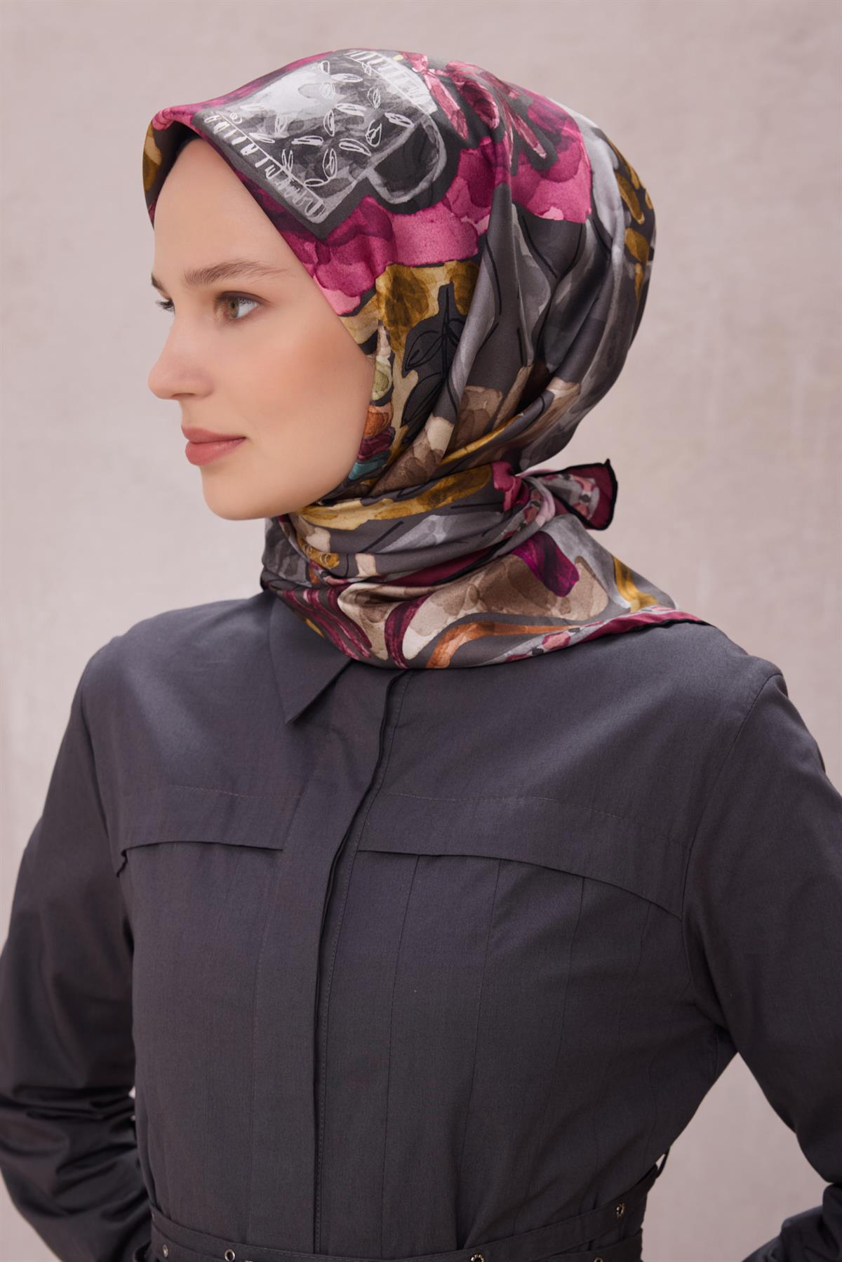 Belli Tivil İpek  Eşarp 4216D-86