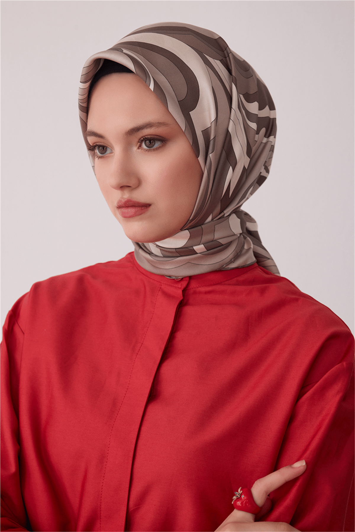 Belli Tivil İpek Eşarp 4414D E26KA4414D01-86