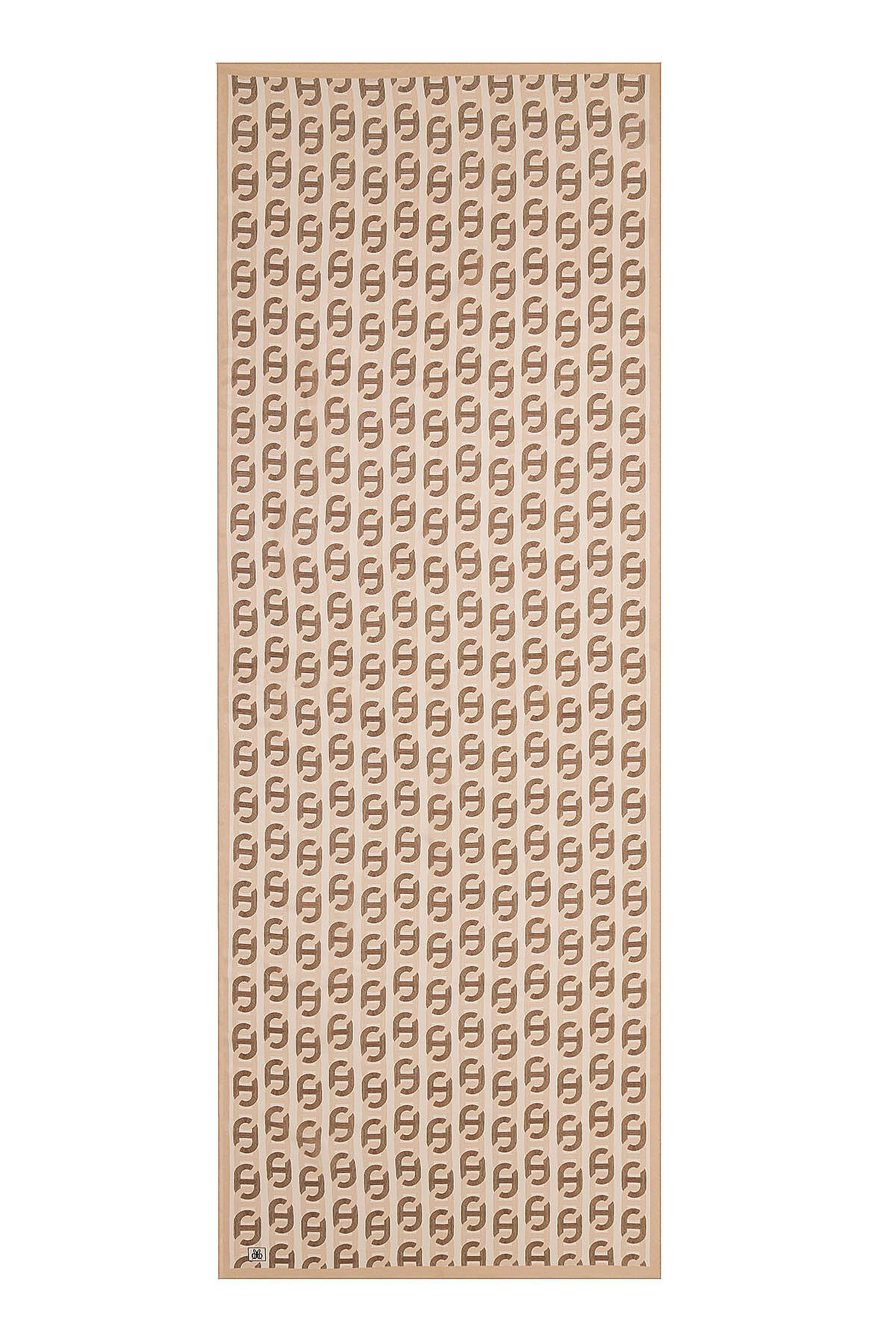 Çağrı İpek Chain Desen Crep İpek Şal 14067-9