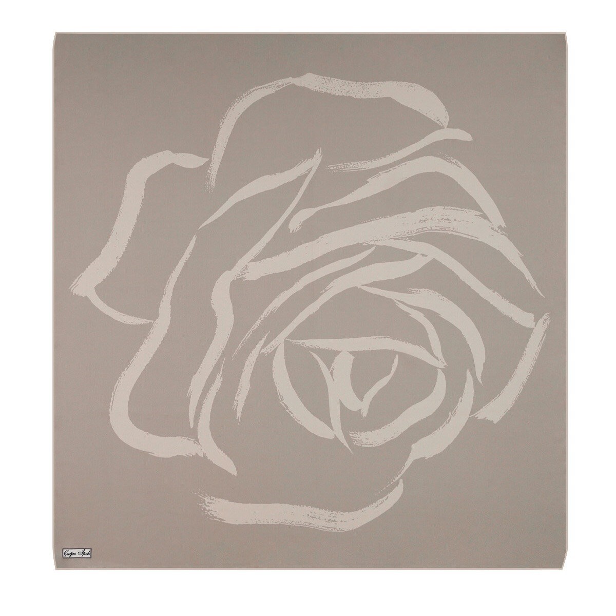 Çağrı İpek Rose Desen Tivil İpek Eşarp DG9695-9