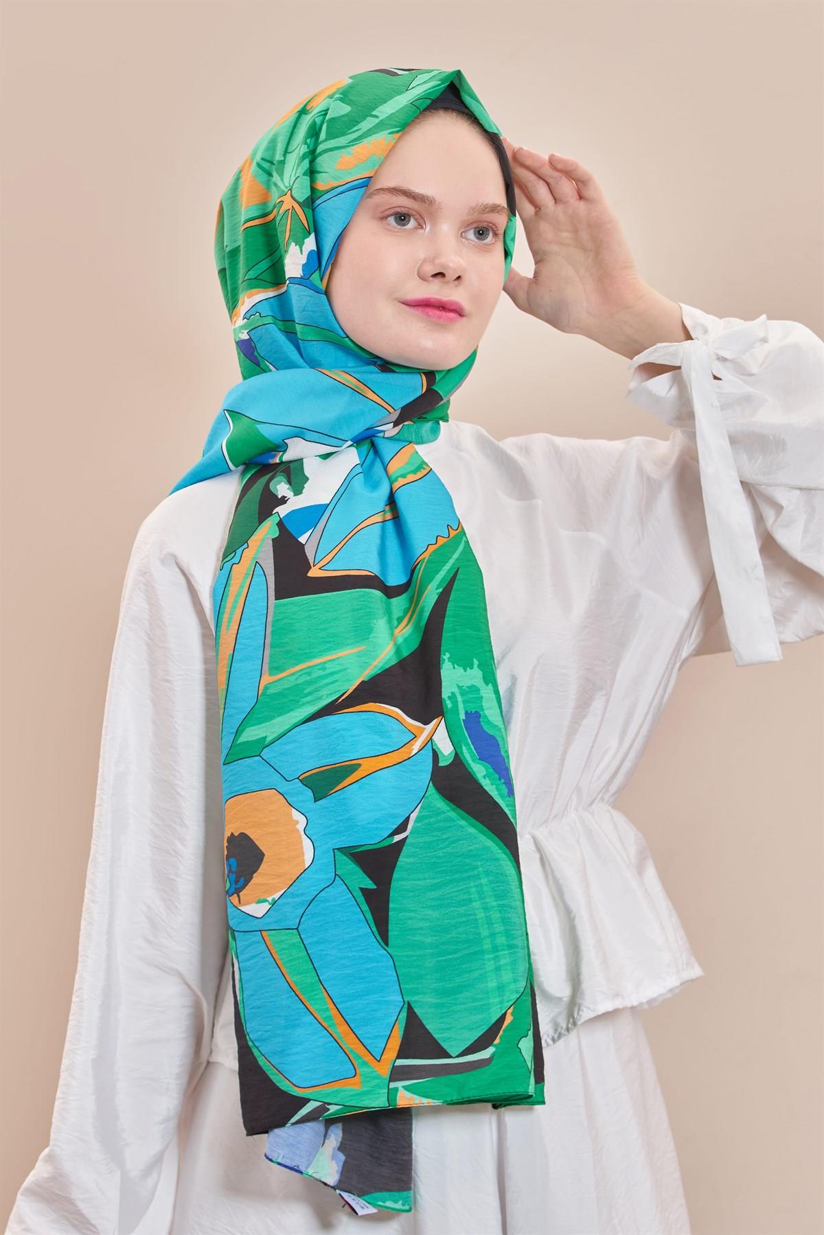 Diamond Lily 2037-Siyah Turkuaz