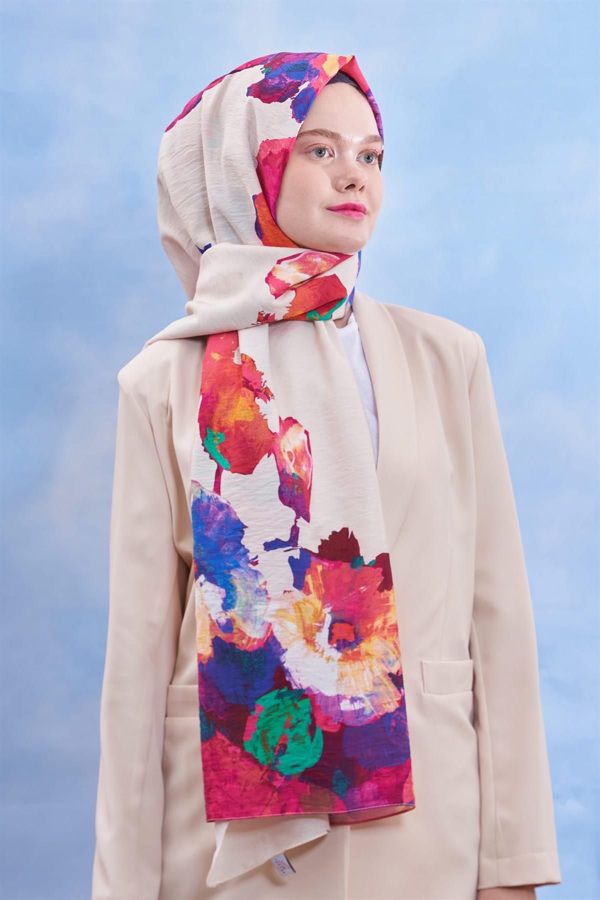 Diamond Peony 2044-Bej Fuşya