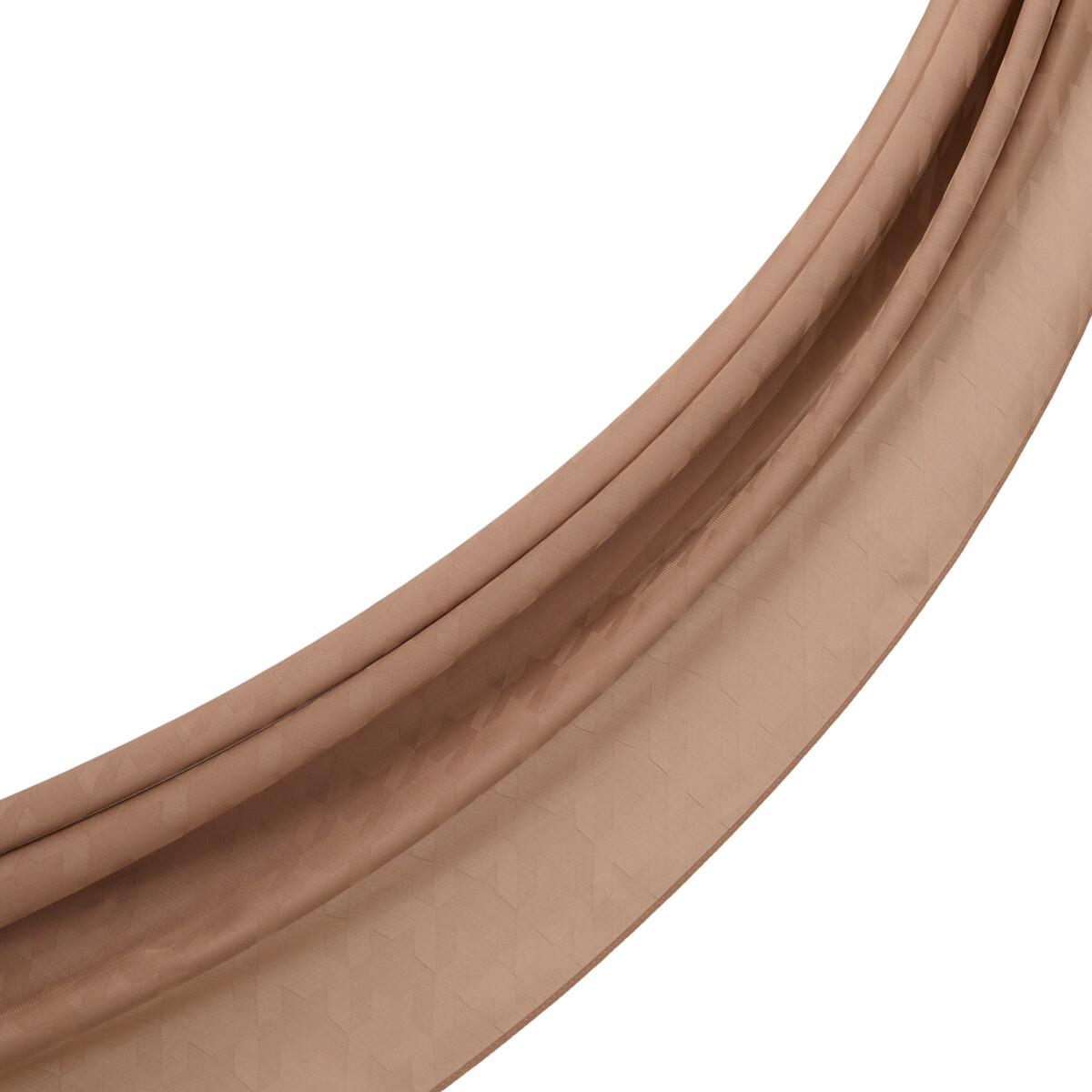 İpekevi Dört Mevsim Kazayağı Desenli Monogram Şal 04390-Fondöten