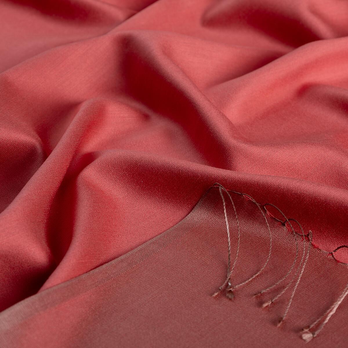 İpekevi Çift Taraflı Düz Renk İpek Şal 00927-Nektar