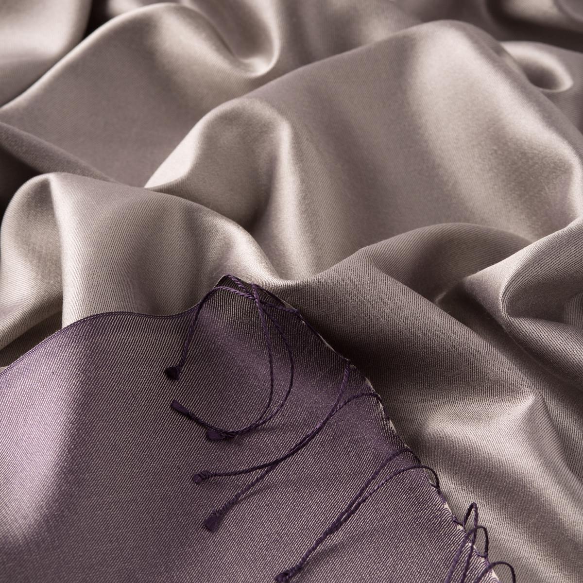 İpekevi Çift Taraflı Düz Renk İpek Şal 00927-Bademi