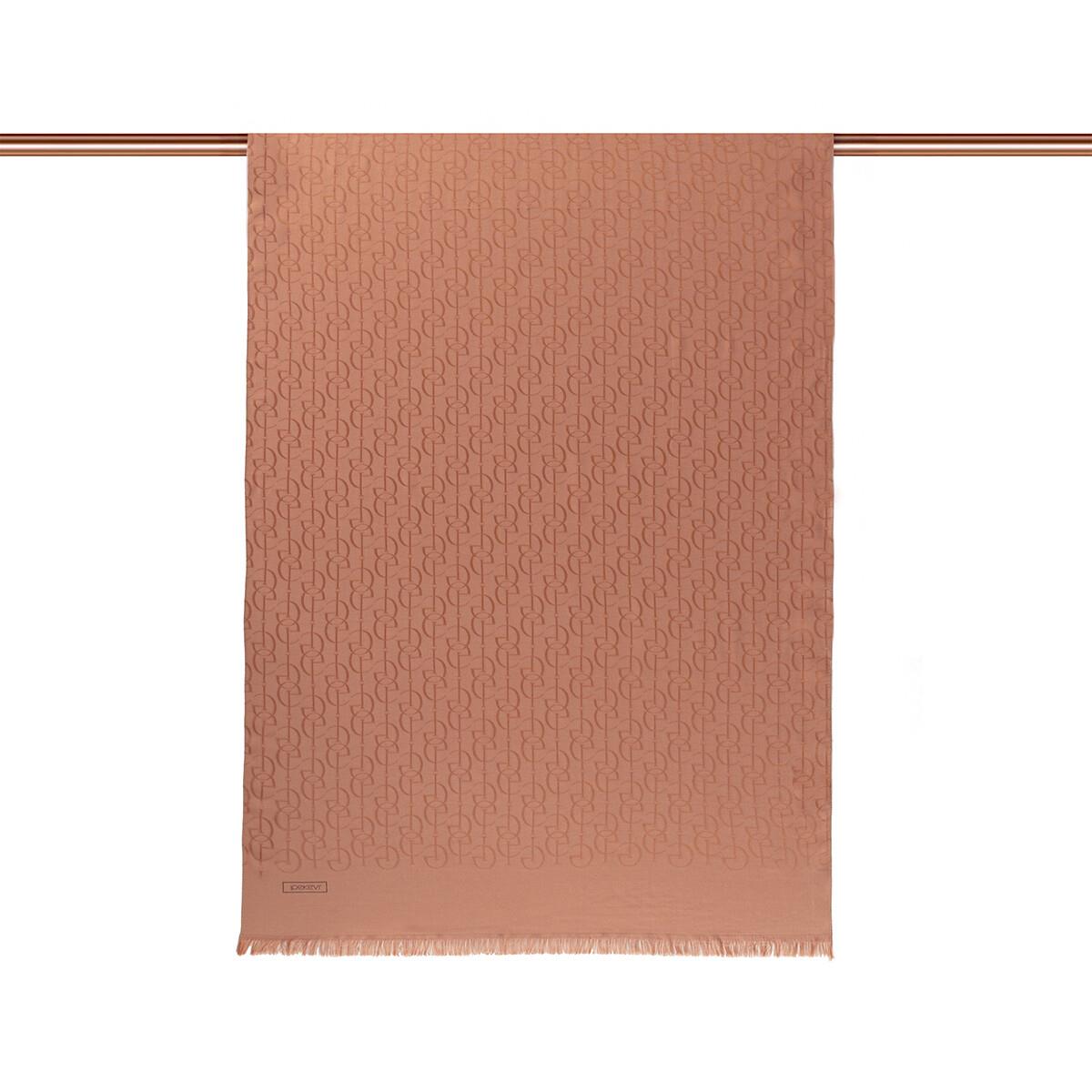 İpekevi Dört Mevsim İE Monogram Şal 04474-Tarçın