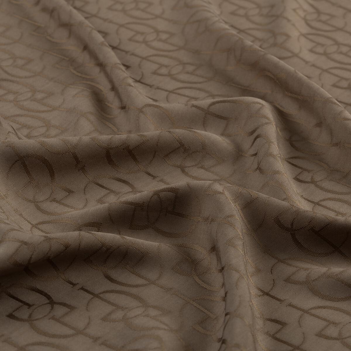 İpekevi Dört Mevsim İE Monogram Şal 04474-vizon