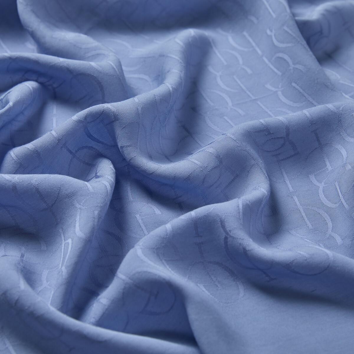 İpekevi Dört Mevsim İE Monogram Şal 04474-Bebe Mavisi