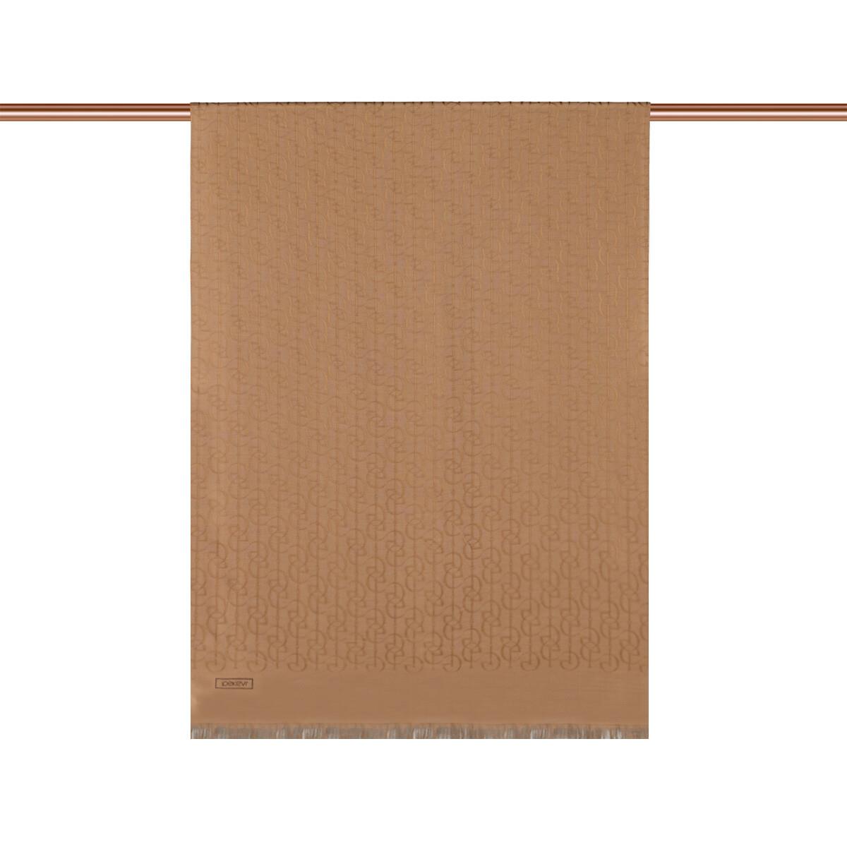 İpekevi Dört Mevsim İE Monogram Şal 04474-Sütlü Kahve