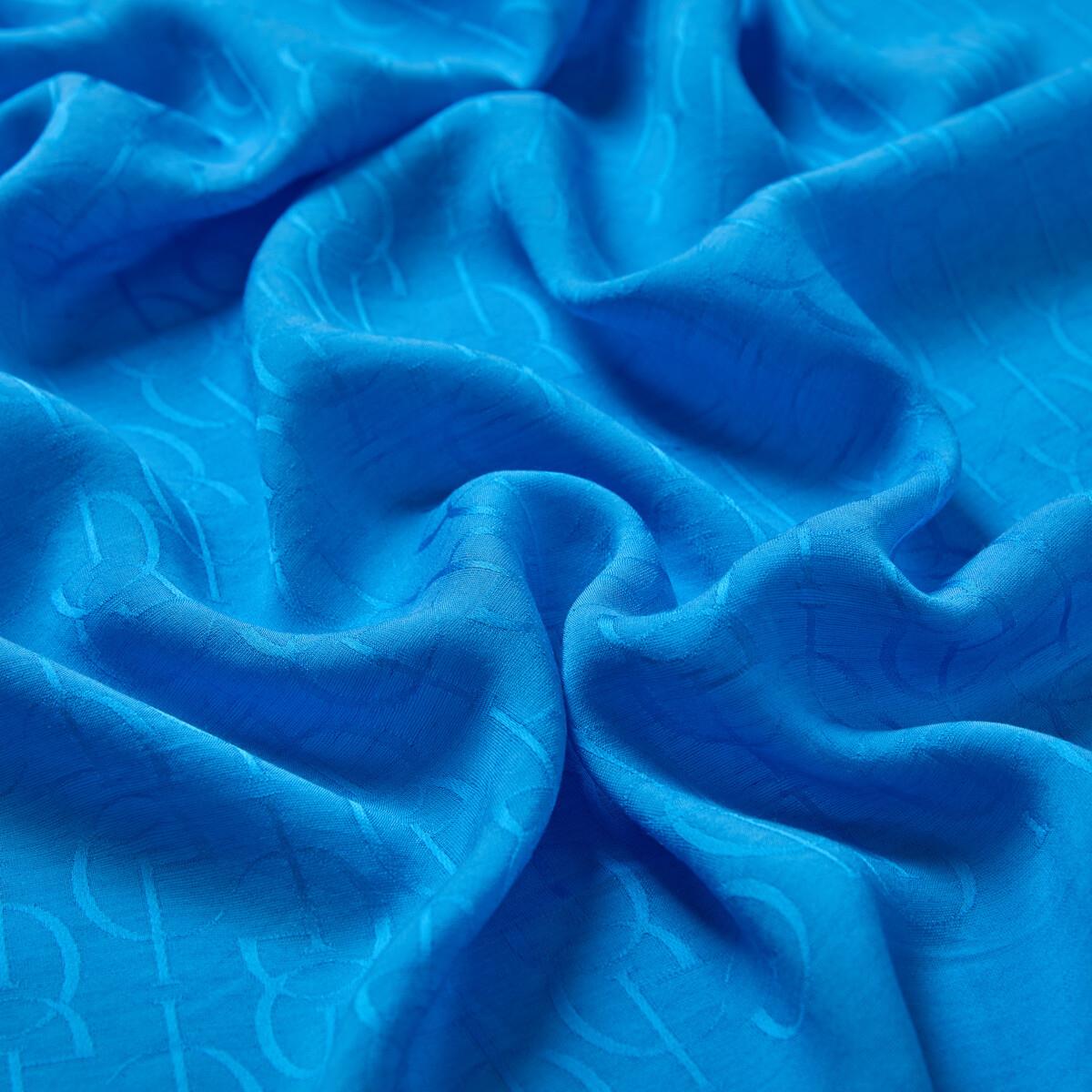 İpekevi Dört Mevsim İE Monogram Şal 04474-İNDİGO