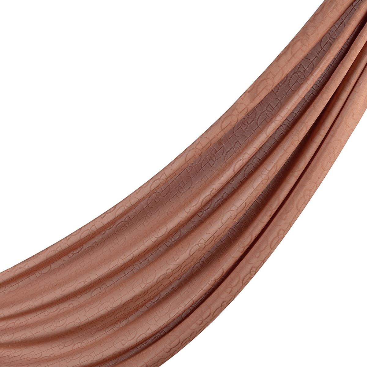 İpekevi Dört Mevsim İE Monogram Şal 04474-Tarçın