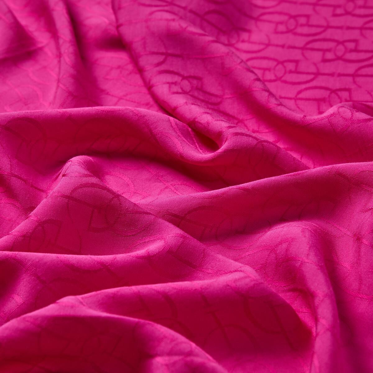 İpekevi Dört Mevsim İE Monogram Şal 04474-FUŞYA