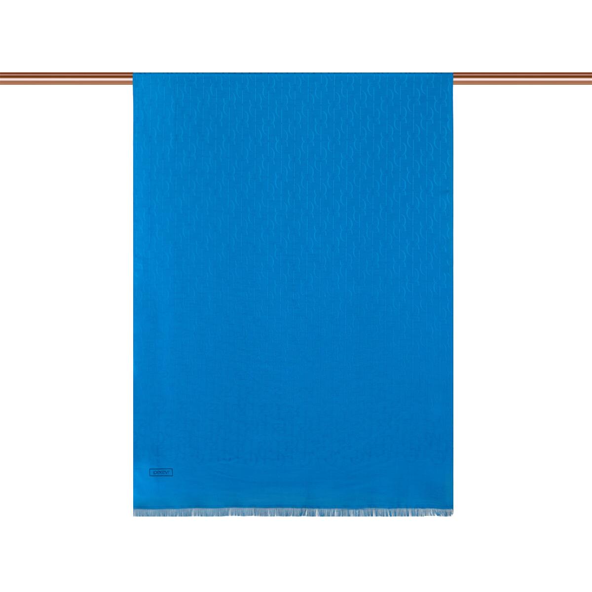 İpekevi Dört Mevsim İE Monogram Şal 04474-İNDİGO